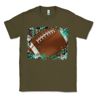 Army Green sports football background Classic Tee - Artiststas