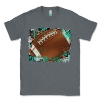 Charcoal Heather sports football background Classic Tee - Artiststas