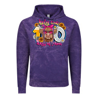Cloud Purple Holy Cow 100 Days Of School Vintage Hoodie - CowhideDigitalArt