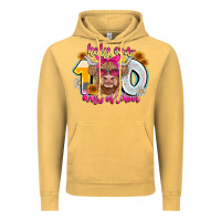 Vintage Mustard Holy Cow 100 Days Of School Vintage Hoodie - CowhideDigitalArt