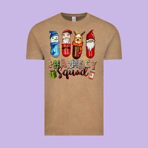 Pharmacy Squad Christmas Vintage Tee Designed By Fadigitalartstudio