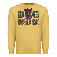 Antique Gold Christmas dog mom pitbull Premium Sweatshirt - RanaPortraitStore