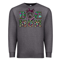 Charcoal Heather Christmas dog mom pitbull Premium Sweatshirt - RanaPortraitStore