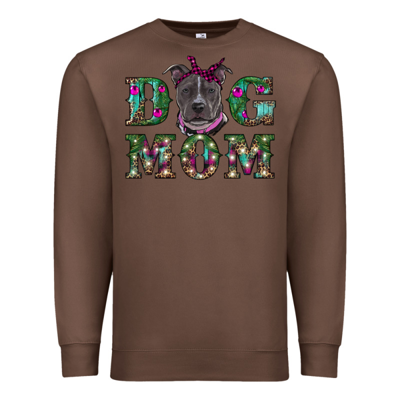Christmas Dog Mom Pitbull Premium Sweatshirt by RanaPortraitStore | Teevron