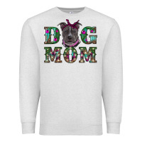Oatmeal Heather Christmas dog mom pitbull Premium Sweatshirt - RanaPortraitStore