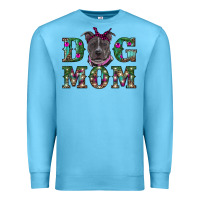 Ocean Blue Christmas dog mom pitbull Premium Sweatshirt - RanaPortraitStore