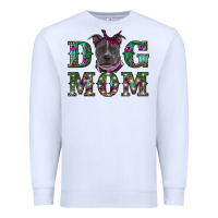 White Christmas dog mom pitbull Premium Sweatshirt - RanaPortraitStore
