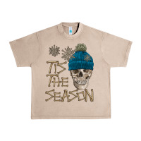 French Oak skull tis the season winter Urban Heavy Tee - FaDigitalArtStudio
