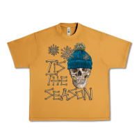 Skull Tis The Season Winter Urban Heavy Tee | Teevron
