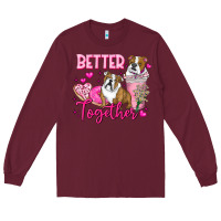 Be Mine Valentine Dog Long Sleeve Tee | Teevron