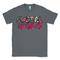 Charcoal Heather social worker Classic Tee - OliviaCreatesArt