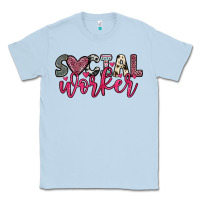 Dusty Blue social worker Classic Tee - OliviaCreatesArt
