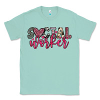 Seafoam social worker Classic Tee - OliviaCreatesArt