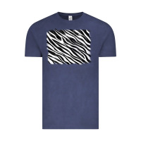 Vintage Denim zebra background Vintage Tee - RanaPortraitStore