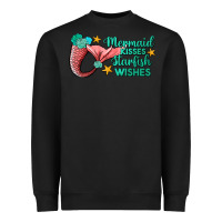 Black mermaid kisses starfish wishes Heavyweight Sweatshirt - JahusDesignShop