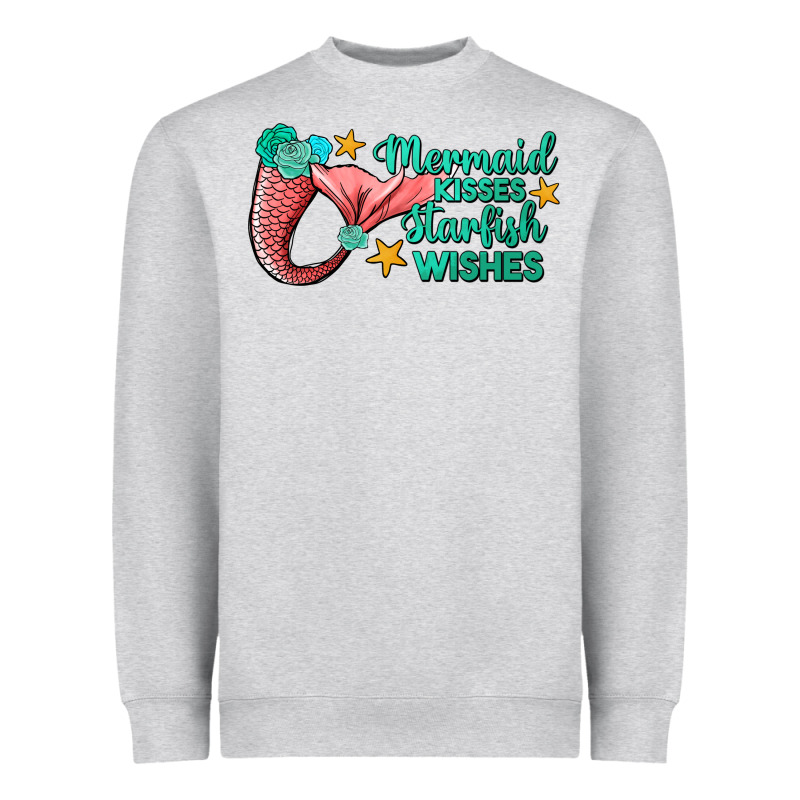 Mermaid Kisses Starfish Wishes Heavyweight Sweatshirt by JahusDesignShop | Teevron