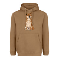 Toasted Coconut shiba inu Heavyweight Hoodie - RanaPortraitStore