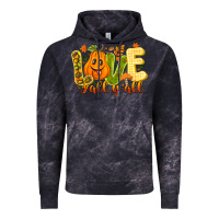 Cloud Black Love Fall Y'all Vintage Hoodie - CowhideDigitalArt
