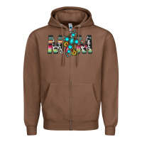 Chestnut mom cross Zipper Hoodie - JahusDesignShop