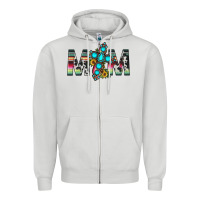 Dove Grey mom cross Zipper Hoodie - JahusDesignShop