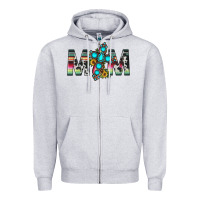 Heather Grey mom cross Zipper Hoodie - JahusDesignShop