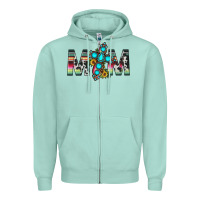 Mom Cross Zipper Hoodie | Teevron