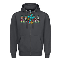 Smoke mom cross Zipper Hoodie - JahusDesignShop