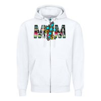 White mom cross Zipper Hoodie - JahusDesignShop