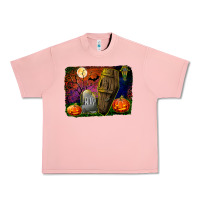 Salmon headstone and coffin background Urban Heavy Tee - BundleAndBundleShop