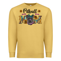 Antique Gold western pitbull mom Premium Sweatshirt - RanaPortraitStore
