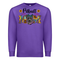 Purple western pitbull mom Premium Sweatshirt - RanaPortraitStore