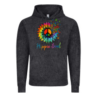 Vintage Black daisy peace sign hippie soul retro hippie flower lovers t shirt Vintage Hoodie - baoMotion