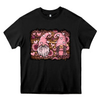Black valentines day gnomes couple Heavy Core Tee - Jasminsmagicworld