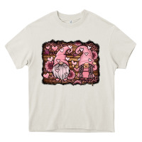 Cream valentines day gnomes couple Heavy Core Tee - Jasminsmagicworld