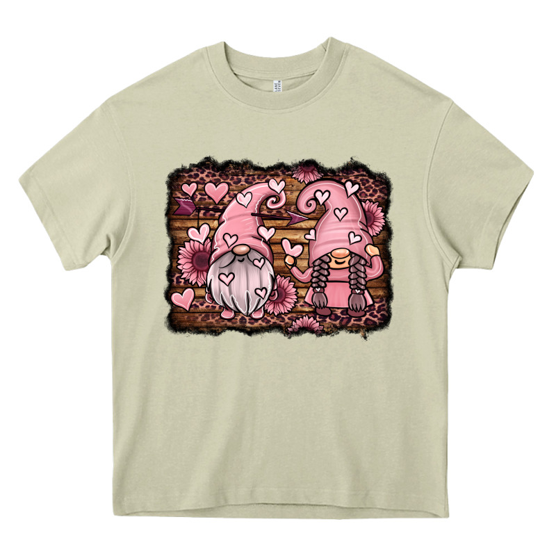 Valentines Day Gnomes Couple Heavy Core Tee by Jasminsmagicworld | Teevron