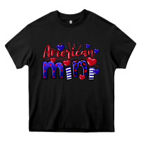 Black American Mini  4th of July Heavy Core Tee - CowGirlArtShop