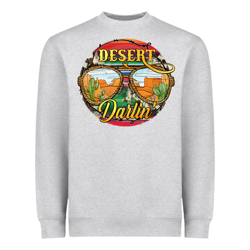 Desert Darlin' Sunglassess Heavyweight Sweatshirt by JahusDesignShop | Teevron