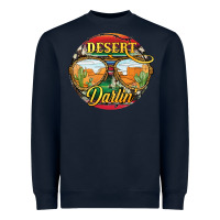 Navy desert darlin' sunglassess Heavyweight Sweatshirt - JahusDesignShop