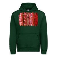 Forest Green Valentine's Day Brushstrokes Urban Hoodie - RanaPortraitStore
