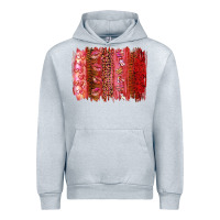 Heather Grey Valentine's Day Brushstrokes Urban Hoodie - RanaPortraitStore
