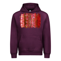 Mauve Wine Valentine's Day Brushstrokes Urban Hoodie - RanaPortraitStore