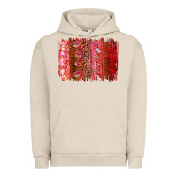 Pigment French Oak Valentine's Day Brushstrokes Urban Hoodie - RanaPortraitStore