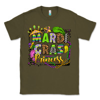 Army Green mardi gras princess Classic Tee - OliviaCreatesArt