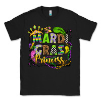 Black mardi gras princess Classic Tee - OliviaCreatesArt