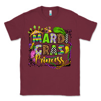 Burgundy mardi gras princess Classic Tee - OliviaCreatesArt