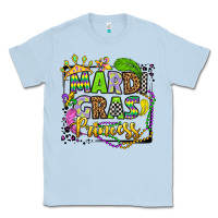 Dusty Blue mardi gras princess Classic Tee - OliviaCreatesArt