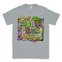 Heather Grey mardi gras princess Classic Tee - OliviaCreatesArt