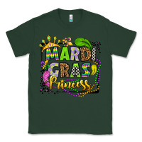 Sports Green mardi gras princess Classic Tee - OliviaCreatesArt