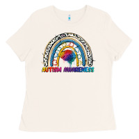 Bone Autism Awareness rainbow Ladies Tee - FaDigitalArtStudio