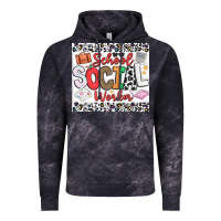 Cloud Black School Social Worker Vintage Hoodie - CowhideDigitalArt